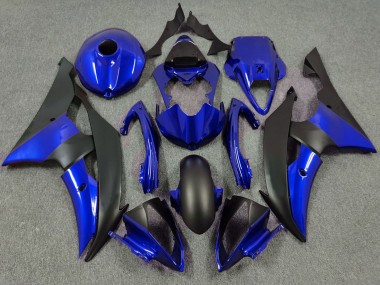 Beste Yamaha R6 Motorrad Verkleidung 2008-2016 - Blau Matt Schwarz