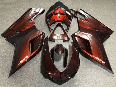 Beste Ducati 848 Motorrad Verkleidung 2007-2014 - Rot
