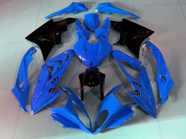 Beste BMW S1000RR Motorrad Verkleidung 2009-2014 - Blau Glanzendes Schwarz