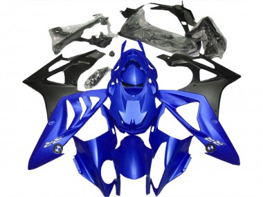 Beste BMW S1000RR Motorrad Verkleidung 2009-2014 - Blau Matt Schwarz