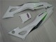 Beste Honda CBR600 F3 Motorrad Verkleidung 1995-1996 - Weiss Silber Grun Hannspree