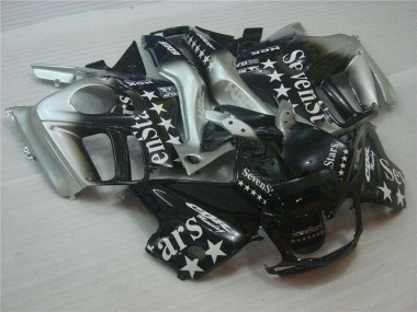Beste Honda CBR600 F3 Motorrad Verkleidung 1995-1996 - Silber Glanzendes Schwarz SevenStars