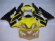 Beste Honda CBR600 F4i Motorrad Verkleidung 2001-2003 - Gelb Glanzendes Schwarz