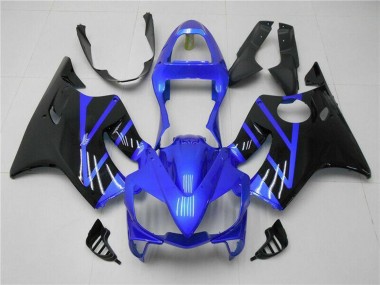 Beste Honda CBR600 F4i Motorrad Verkleidung 2001-2003 - Blau Glanzendes Schwarz