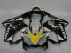 Beste Honda CBR600 F4i Motorrad Verkleidung 2001-2003 - Weiss Gelb Glanzendes Schwarz Playboy