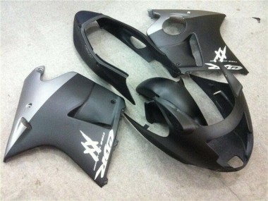 Beste Honda CBR1100XX Blackbird Motorrad Verkleidung 1996-2007 - Matt Schwarz Silber