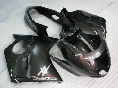 Beste Honda CBR1100XX Blackbird Motorrad Verkleidung 1996-2007 - Glanzendes Schwarz