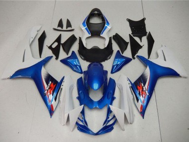 Beste Suzuki GSXR 600/750 Motorrad Verkleidung 2011-2024 - Weiss Blau Schwarz Rot
