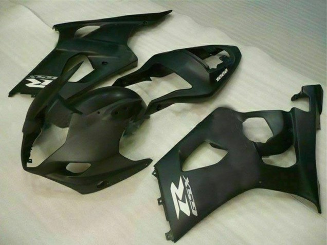 Beste Suzuki GSXR 1000 Motorrad Verkleidung 2003-2004 - Matt Schwarz