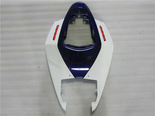 Beste Suzuki GSXR 1000 Motorrad Verkleidung Kit 2005-2006 - Weiss Blau Glanzendes Schwarz