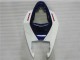 Beste Suzuki GSXR 1000 Motorrad Verkleidung Kit 2005-2006 - Weiss Blau Glanzendes Schwarz