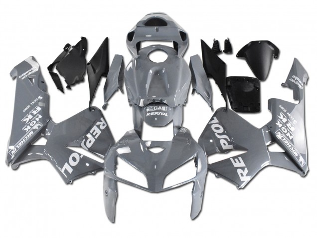 Beste Honda CBR600RR Motorrad Verkleidung 2005-2006 - Nardo Grau Weiss Repsol