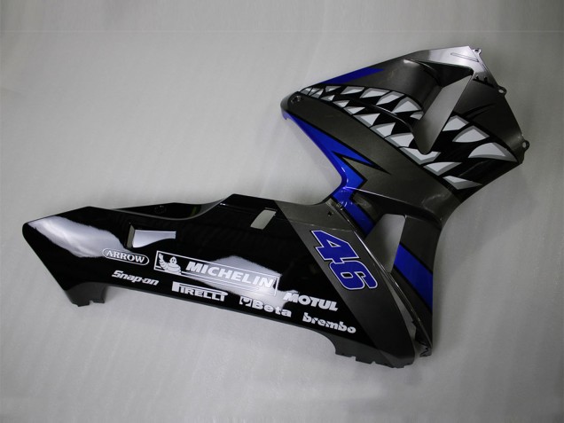 Beste Honda CBR600RR Motorrad Verkleidung 2005-2006 - Nardo Grau Hai