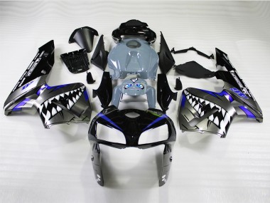 Beste Honda CBR600RR Motorrad Verkleidung 2005-2006 - Nardo Grau Hai