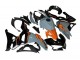 Beste Kawasaki Ninja 500 EX500R Motorrad Verkleidung 2024-2025 - Nardo Grau Orange Schwarz