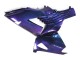 Beste Kawasaki ZX14R ZZR1400 Motorrad Verkleidung 2006-2011 - Chameleon Blau Lila