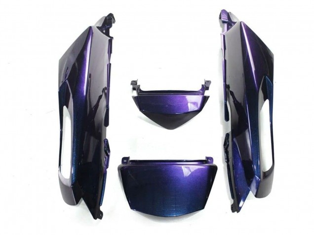 Beste Kawasaki ZX14R ZZR1400 Motorrad Verkleidung 2006-2011 - Chameleon Blau Lila