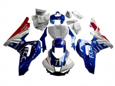 Beste Honda CBR1000RR-R Motorrad Verkleidung 2020-2023 - Weiss Blau Rot