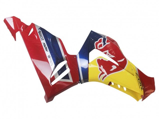 Beste Honda CBR1000RR-R Motorrad Verkleidung 2020-2023 - Blau Gelb Red Bull