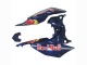 Beste Honda CBR1000RR-R Motorrad Verkleidung 2020-2023 - Blau Gelb Red Bull