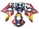 Beste Honda CBR1000RR-R Motorrad Verkleidung 2020-2023 - Blau Gelb Red Bull