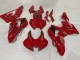 Beste Honda CBR1000RR-R Motorrad Verkleidung 2020-2023 - Kastanienbraun Rot Schwarz