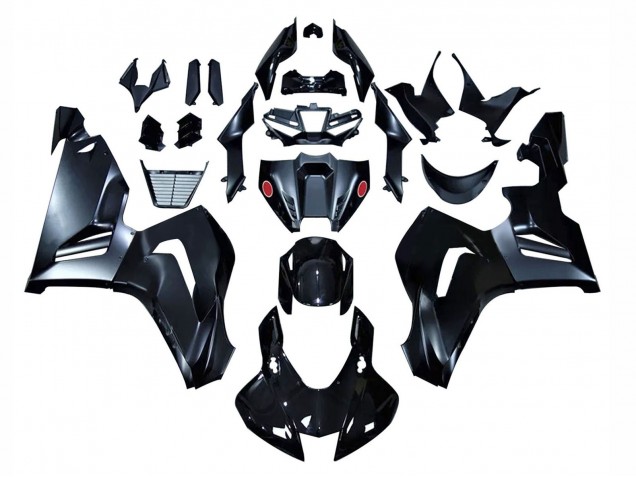 Beste Honda CBR1000RR-R Motorrad Verkleidung 2020-2023 - Glanzendes Schwarz Matt Schwarz