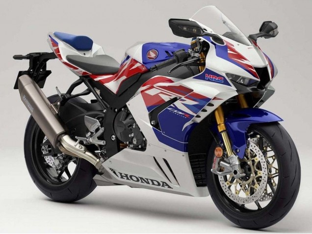 Beste Honda CBR1000RR-R Motorrad Verkleidung 2020-2023 - Weiss Rot Blau HRC