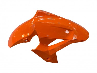 Beste Kawasaki Z400 Motorrad Verkleidung 2018-2024 - Orange Glanzendes Schwarz