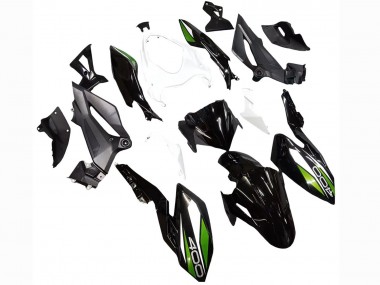 Beste Kawasaki Z400 Motorrad Verkleidung 2018-2024 - Weiss Glanzendes Schwarz Grun