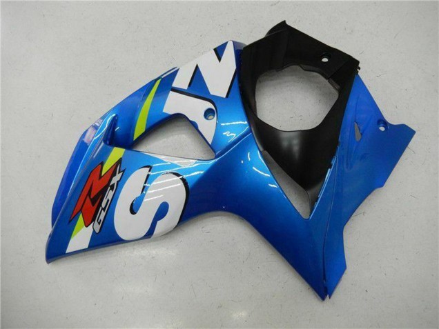 Beste Suzuki GSXR 1000 Motorrad Verkleidung Kit 2009-2016 - Blau Grun Weiss