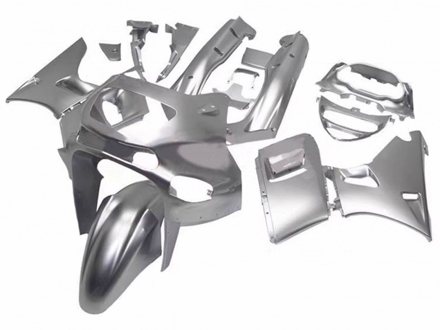 Beste Kawasaki ZZR400 Motorrad Verkleidung 1993-2007 - Silber