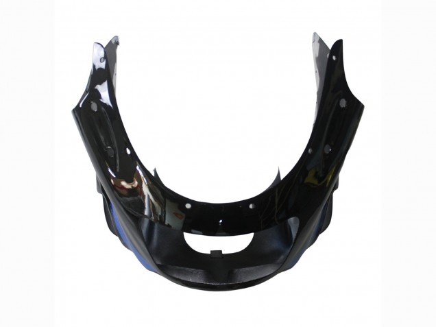 Beste Kawasaki ZZR1100 Motorrad Verkleidung 1990-1992 - Blau Glanzendes Schwarz
