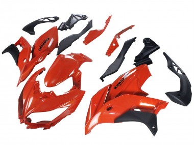 Beste Kawasaki Versys 650 Motorrad Verkleidung 2015-2021 - Rot Matt Schwarz