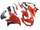 Beste Kawasaki Versys 650 Motorrad Verkleidung 2015-2021 - Rot Matt Schwarz