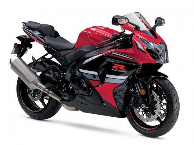 Beste Suzuki GSXR 1000 Motorrad Verkleidung 2009-2016 - Rot Grau