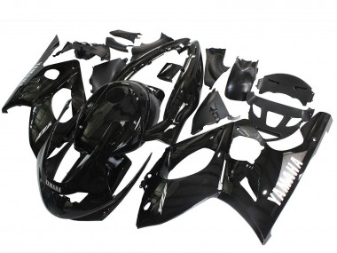 Beste Yamaha YZF600R Thundercat Motorrad Verkleidung 1996-2007 - Glanzendes Schwarz