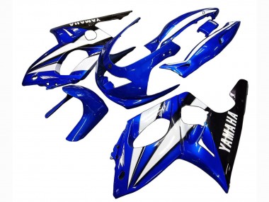 Beste Yamaha YZF600R Thundercat Motorrad Verkleidung 1996-2007 - Blau Weiss Schwarz