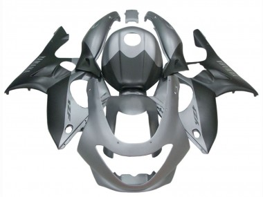 Beste Yamaha YZF600R Thundercat Motorrad Verkleidung 1996-2007 - Matt Schwarz Grau