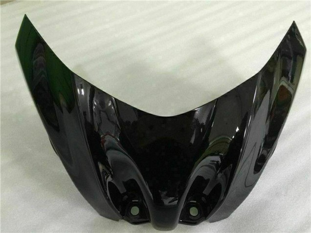 Beste Suzuki GSXR 1000 Motorrad Verkleidung 2009-2016 - Glanzendes Schwarz Matt Schwarz