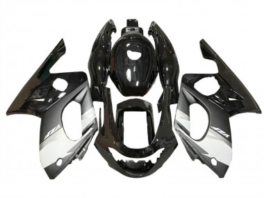 Beste Yamaha YZF600R Thundercat Motorrad Verkleidung 1996-2007 - Grau Weiss Schwarz