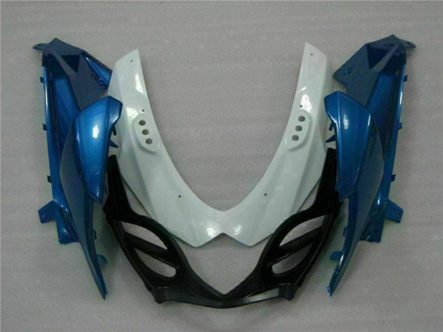 Beste Suzuki GSXR 1000 Abs Verkleidungen Kit 2009-2016 - Weiss Blau Schwarz