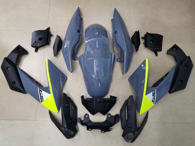Beste Yamaha XJ6 Motorrad Verkleidung 2009-2012 - Grau Gelb