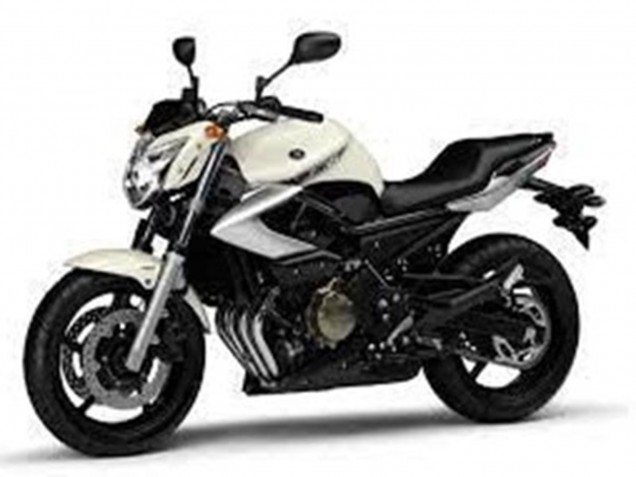 Beste Yamaha XJ6 Motorrad Verkleidung 2009-2012 - Weiss Silber Schwarz