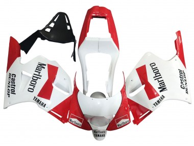 Beste Yamaha TZR250 3XV Motorrad Verkleidung 1991-1994 - Weiss Rot Marlboro Castrol Dunlop