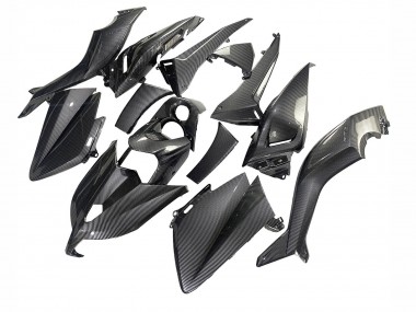Beste Yamaha TMAX530 Motorrad Verkleidung 2012-2014 - Schwarze Carbonfaser