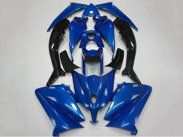 Beste Yamaha TMAX530 Motorrad Verkleidung 2012-2014 - Blau Schwarz
