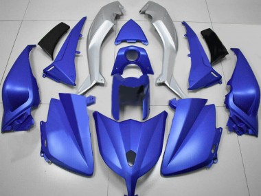 Beste Yamaha TMAX530 Motorrad Verkleidung 2012-2014 - Matt Blau Silber