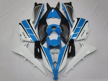 Beste Yamaha TMAX530 Motorrad Verkleidung 2012-2014 - Weiss Blau Schwarz