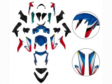 Beste Suzuki GSX-S 1000 Motorrad Verkleidung 2015-2020 - Blau Rot Schwarz